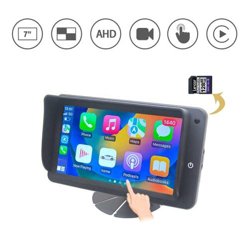 CM-718HQ 7 Inch Rear View AHD LCD IPS Monitor with CarPlay Function