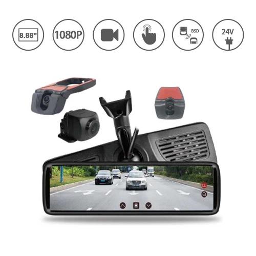 Rear View BSD 24V 8.88 Inch Mirror Monitor Camera System for Truck