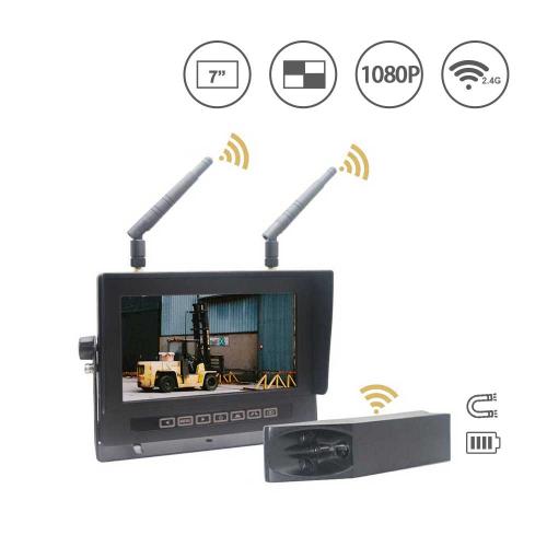 7 inch waterproof high definition digital wireless forklift monitoring system