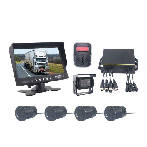 PS-4004RVL Ultrasonic Radar with Camera Monitor for Vehicle Blind Spot Monitoring & Radar Warning System