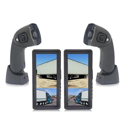 VD-1237 12.3 inch HD Dual Screen Electronic Mirror System for Trucks and Buses Blind Spot Monitoring