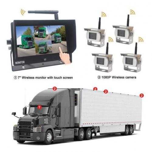 1080P 7 Inch Wireless Monitor Camera System 