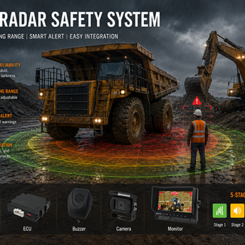 77GHz Heavy-Duty Radar System for Construction Vehicles