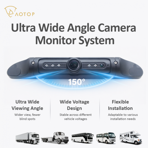 1080P/CVBS License Plate Camera with True IP69K-Anti-Vibration Structural Seal