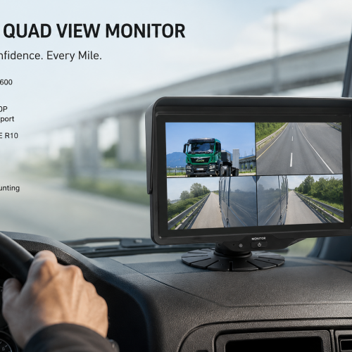 10.1 Inch 6CH Touchscreen Monitor with DVR